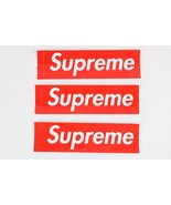 New Authentic Lot of 3 Supreme Box Logo Streetwear Bumper Stickers Stick... - €29,80 EUR