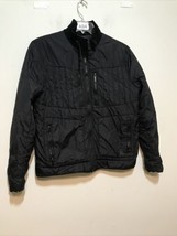 Kennet Cole Jacket Women Size M Black zip down - $13.45