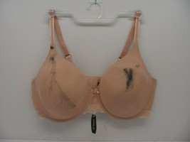 Adore Me Women&#39;s Lace Trim Back Closure Bra 07585 Beige 40DD *Defect* - $162.57 MXN