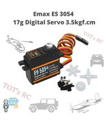 EMax ES 3054 17g (20g) Metal Gear Digital Servo RC Airplane Heli Car - $265.80 MXN