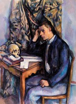 12542.Room Wall Poster.Interior art design.Paul Cezanne painting.Man and Scull - £12.73 GBP+