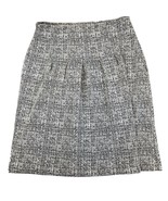 Andria Lieu Collection Skirt Womens Medium Charcoal Grey White Textured ... - $22.17 CAD