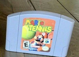 Mario Tennis Nintendo 64 N64   Authentic Cleaned &amp; Tested - £44.82 GBP