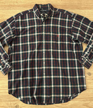 Ralph Lauren Blaire Mens Large Flannel Plaid Button Down Shirt Chest 54 - $32.00