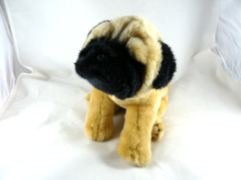 Nat and Jules Pug Plush  Dog 9 X 12 inch Very soft and cuddly Demdaco - £5.91 GBP