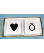 Trinket Tray NEWLYWED GIFT FOR  BRIDE AND GROOM HIS AND HERS Ring Gift - $275.37 MXN