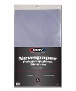 1 pack of 50 BCW 14 ⅛&quot; x 24 ⅛&quot; Newspaper Sleeves - $28.13