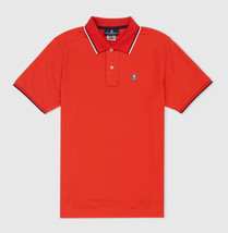 Psycho Bunny Mens 6XLT Big Tall Jerret Polo Shirt Red Spice Orange Cotton New - £55.57 GBP