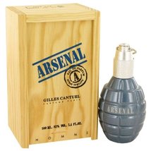 ARSENAL BLUE by Gilles Cantuel Eau De Parfum Spray 3.4 oz Men - $31.99