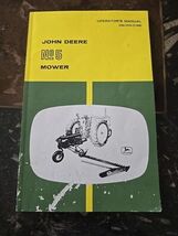 JOHN DEERE NO. 5 MOWER OPERATION &amp; MAINTENANCE MANUAL BOOK OM-H10(1-56) - $17.32