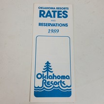 Vintage 1989 Oklahoma Resorts Rates and Reservations Brochure - $13.10