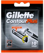 Gillette Contour Plus Lubrastrip Comfort Blades refill 10 blades - 1 Pack - £14.11 GBP