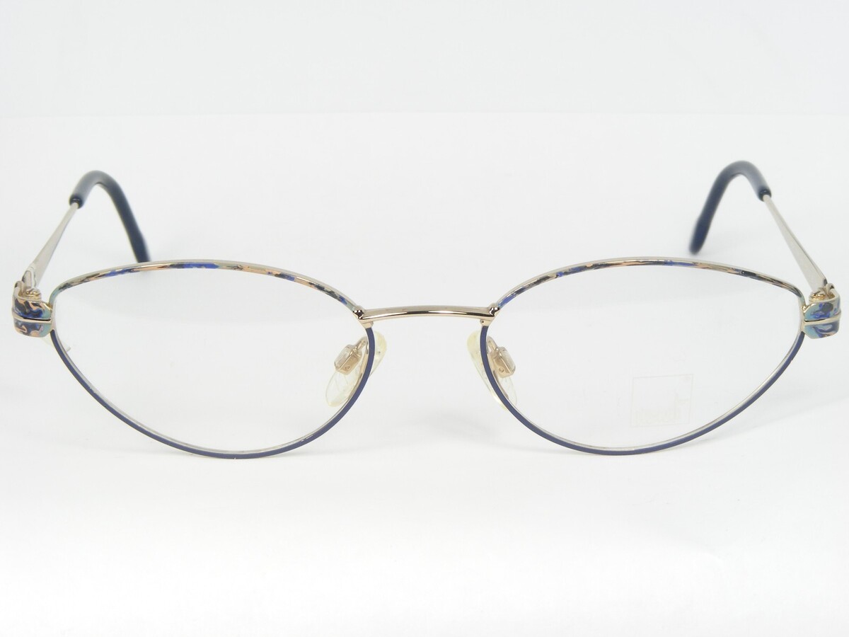 Vintage Mondi Von Metzler 2395 607 Blau / Gold/Bunt Brille 52mm (Notizze... - $66.32