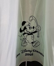 Golf 2005 Disney Classic Mickey Mouse Green & White Umbrella W/Wooden Handle image 2