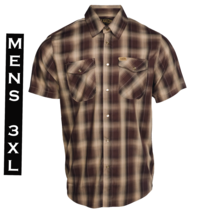 DIXXON FLANNEL - OLE STEAMER Bamboo Shirt - Short Sleeve - Men&#39;s 3XL - $69.29