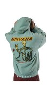 Nirvana Band Incesticide Light Green Hoodie Sweatshirt Men’s Size Medium - £32.53 GBP