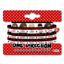 One Direction Set Of 6 - 2012 Official Merchandise Rubber Wristband Set New 1D - £6.78 GBP