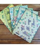 Lot Of (6) ASL Advanced Squad Leader Mounted Cardboard Maps 1-6 - €32,72 EUR