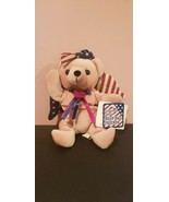 Stars &amp; Stripes America Themed Collector&#39;s Choice Bean Bag Friend - £6.12 GBP