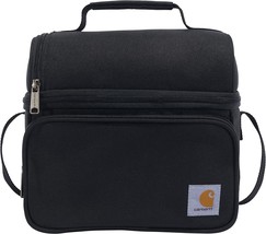 Insulated Lunch Cooler Bag With Two Separate Compartments From, In Black. - £35.02 GBP