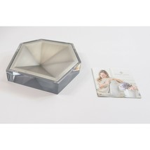 Kendra Scott Antique Silver Faceted Ring Dish Tray NWT - £38.45 GBP