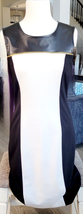 Calvin Klein Black &amp; White Body Con Color Block Dress 4 - £18.13 GBP