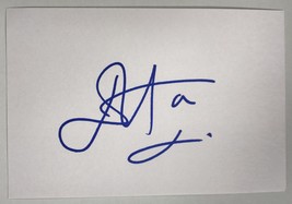 Elton John Signed Autographed 4x6 Index Card - £59.95 GBP