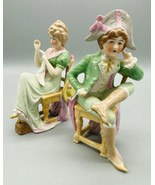 Vintage German Couple Figurines porcelain excellent condition numbered 1... - £44.52 GBP