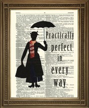 Mary Poppins Print: Practically Perfect In Every Way - £6.32 GBP