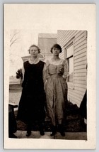 Two Young Ladies Posing Nebraska RPPC Davidson Family Long Pine Postcard A33 - £7.86 GBP