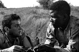 Tony Curtis and Sidney Poitier in The Defiant Ones Chained Together 24x1... - $24.74