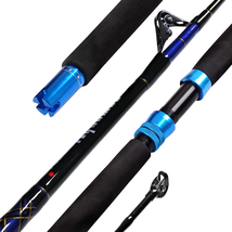Saltwater Offshore Trolling Rod Conventional Boat Carbon Fiberglass Fishing Pole - £74.31 GBP+