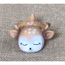 Kitsch Baby Story Deer Elf Resin Figurine Lying Flat Sprawled Out Flat Bottom - £11.86 GBP