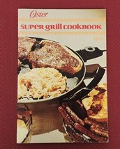 Vintage OSTER Super Grill Cookbook Recipes &amp; Care Use Instructions Manual pb - £6.10 GBP