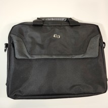 Solo New York Flatiron 14.1-Inch Laptop Slim Brief, Black/Grey - £14.65 GBP