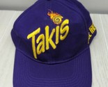 Takis snacks Face the Intensity Purple Yellow Snapback Hat adjustable - $12.86