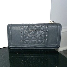 Jessica Simpson - Grey Studded &amp; Quilted Wallet - £14.24 GBP