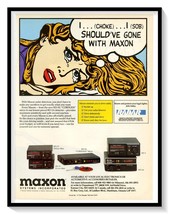Maxon Radar Detectors Print Ad Vintage 1989 Magazine Advertisement Pop Art - $9.70