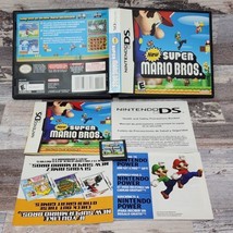 New Super Mario Bros Nintendo DS Game Complete In Box CIB Tested  - £17.35 GBP