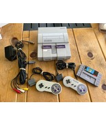 Super Nintendo SNES JR Console, Super Mario World Bundle, 2 Controller, ... - $223.41 CAD