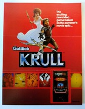 Krull Arcade FLYER Original 1983 Video Game Movie Retro Vintage Artwork Promo - £29.99 GBP