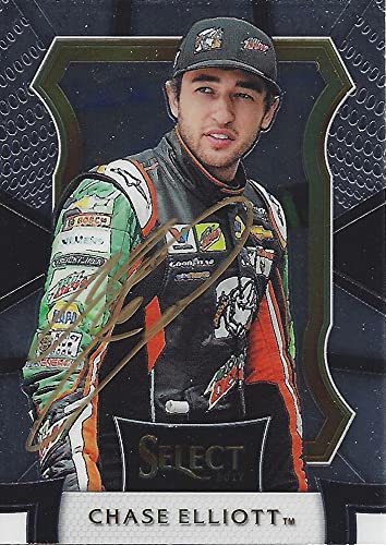 Primary image for AUTOGRAPHED Chase Elliott 2017 Panini Select Racing (#24 Little Caesars) Hendric