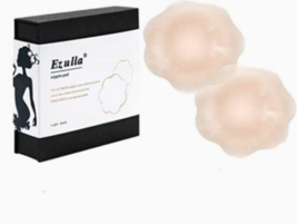 Ezulla Invisible Silicone Nipple Covers, Reusable Self Adhesive Light Sh... - £6.54 GBP