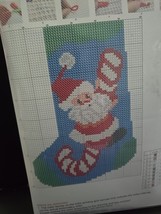 Christmas Rug Kit Santa Stocking Kit Graph Latch Candy Cane  Hook Yarn C... - $351.27 MXN