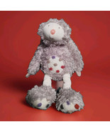 Moulin Roty Les Zazous Boubou The Sloth 12” Gray Soft Plush Toy w/Textur... - $57.42