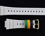 Genuine Casio  Watch Band Strap SHINY WHITE Rubber DW-6900R-7V  - £48.07 GBP