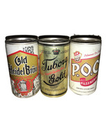 Lot Of 3 Vintage Beer Cans - Pilsner On Call, Tuborg Gold, Old Heidel Brau - £7.90 GBP