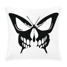 BUTTERFLY SKULL Outdoor Pillow - £58.01 GBP