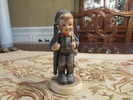 M.J. Hummell Chimney Sweep Boy With Ladder Figurine W. Germany 4-1/8&quot;H - £15.55 GBP