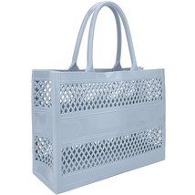 Smooth Vented Handle Tote Bag Blue - £54.98 GBP